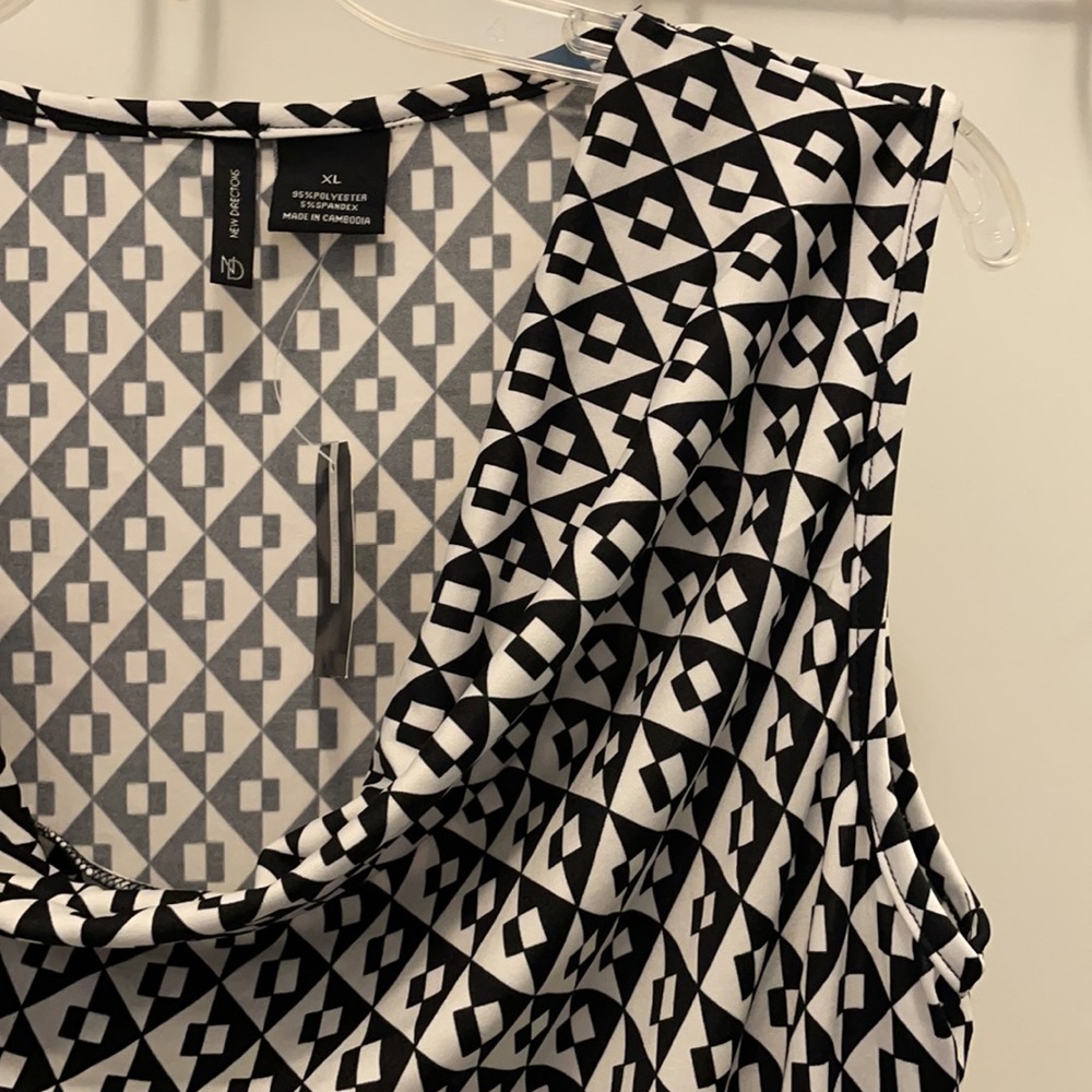 New Directions cowl neck top